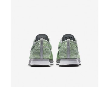 Chaussure Nike Flyknit Racer Pour Femme Lifestyle Vert Ombre/Gris Loup/Frappé/Gris Froid_NO. 526628-103