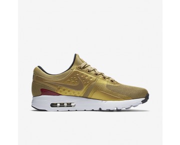 Chaussure Nike Air Max Zero Pour Femme Lifestyle Or Métallique/Blanc/Noir/Rouge Intense_NO. 789695-700