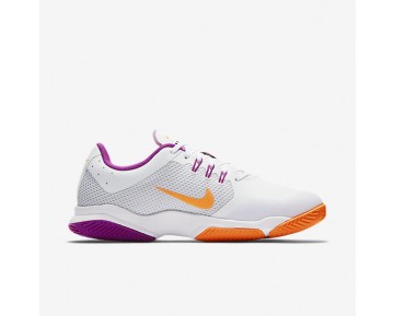 Chaussure Nike Court Air Zoom Ultra Clay Pour Femme Tennis Blanc/Platine Pur/Mauve Vif/Aigre_NO. 845047-100