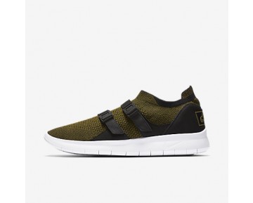 Chaussure Nike Air Sock Racer Ultra Flyknit Pour Homme Lifestyle Flak Olive/Noir/Blanc/Flak Olive_NO. 898022-002