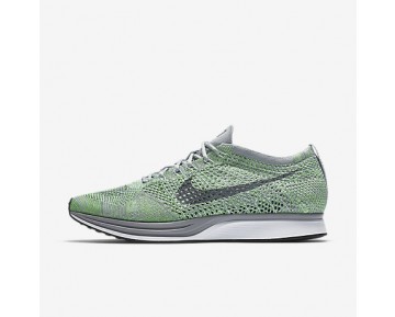 Chaussure Nike Flyknit Racer Pour Femme Lifestyle Vert Ombre/Gris Loup/Frappé/Gris Froid_NO. 526628-103