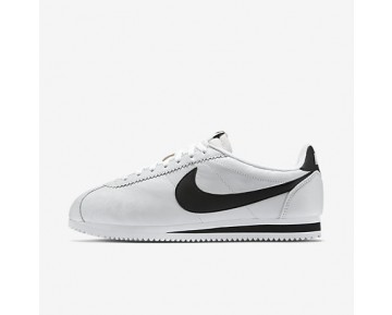 Chaussure Nike Classic Cortez Premium Pour Femme Lifestyle Blanc/Noir_NO. 807480-101