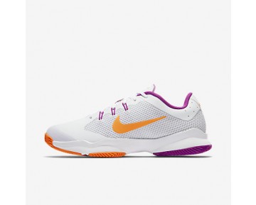 Chaussure Nike Court Air Zoom Ultra Clay Pour Femme Tennis Blanc/Platine Pur/Mauve Vif/Aigre_NO. 845047-100